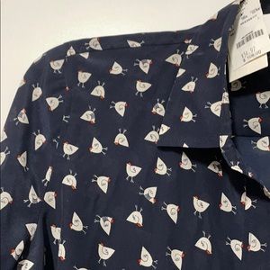 J.Crew print blouse